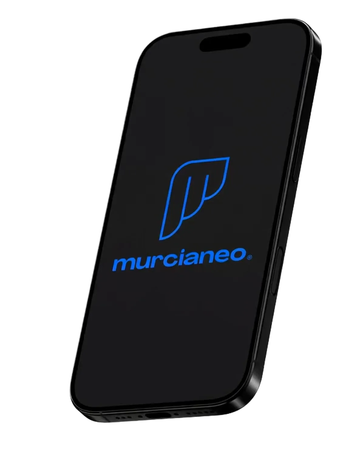 Móvil con el logotipo de Murcianeo